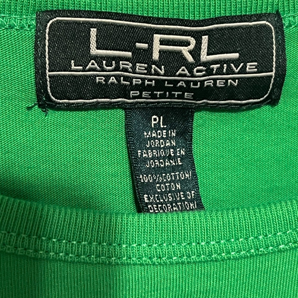 Sz PL Vintage Lauren Ralph Lauren Large Logo Crest Top. - Picture 3 of 5